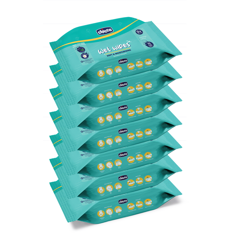 Chicco Wetwipes Pack of 7 image number 1